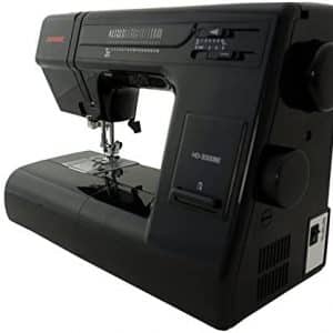 Janome HD-3000 מכונת תפירה שחורה ינומה לקווילטינג עם 18 סוגי תפרים